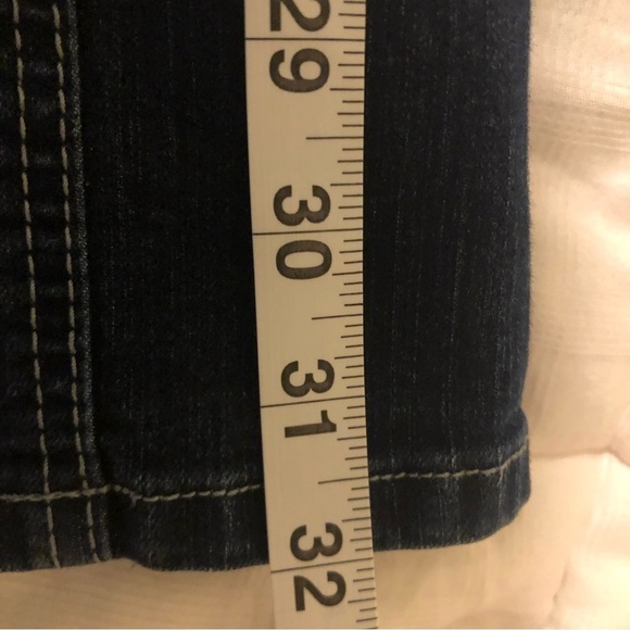 NY&C Lower Waist Curvy Bootcut Blue Jeans Women’s Size 8 New York And Company - Picture 13 of 14